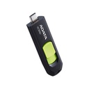 Memoria Flash Adata UC320, Capacidad 128GBGB, USB 3.2, Color: Negro/verde. ACHO-UC300-128G-RBK/GN