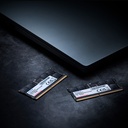 Memoria Ram SODIMM ADATA Premier - Capacidad de 16GB DDR5 SO-DIMM, 5600Mhz, ECC, CL46, 1.1V, 288 pines, color negro. AD5S560016G-S
