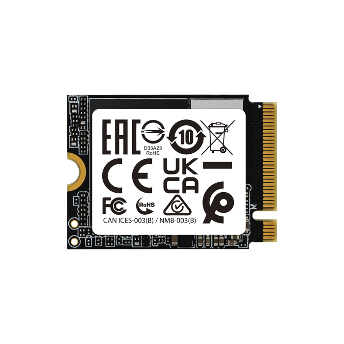 Unidad de Estado Solido(SSD) A-Data GAMMIX S55, M.2 2230 con capacidad de 1TB, 3D NAND, 5000MB/s de lectura, 3700MB/s de escritura, PCIe Gen4 x4. SGAMMIXS55-1T-C