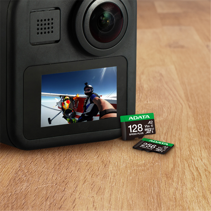 Tarjeta de Memoria Micro SD SDXC/UHS-I U3 - Capacidad  128GB Speed Plus, V30, clase 10, A2, hasta 180MB/s Lectura, 160MB/s escritura, adaptador SD. UD128GUI3V30A2SP-RA1