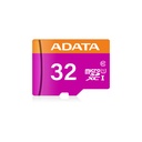 Tarjeta de Memoria Micro SD A-DATA microSDXC/UHS-I clase 10 - Capacidad de 32GB, V10, hasta 100MB/s Lectura, 25MB/s escritura. AUSDH32GUICL10A1-RA1