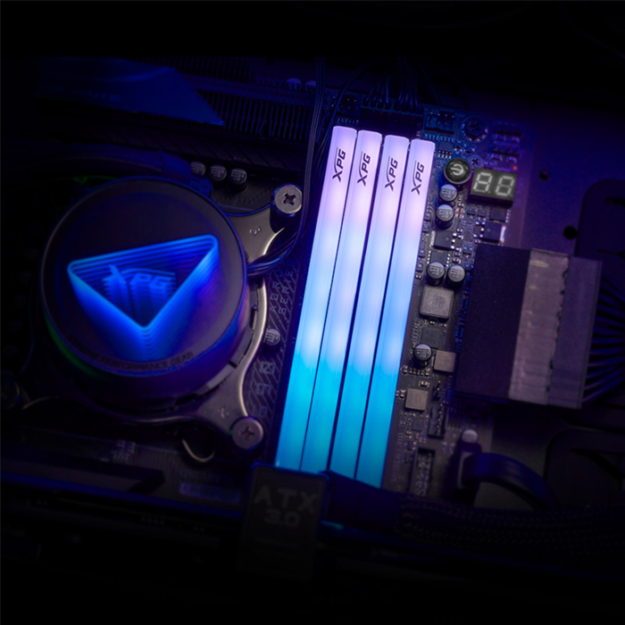 Memoria Ram DIMM ADATA XPG Lancer RGB - Capacidad de 16GB DDR5 U-DIMM, 5600MHz, ECC, CL38, 1.1V, color negro. AX5U5600C468G-SLABRBK