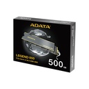 Unidad de estado sólido (SSD) A-Data - NVMe M.2 500GB - 3500MB/s de lectura, 2200MB/s de escritura, PCIe Gen4x4, M.2 2280, ALEG-800-500GCS