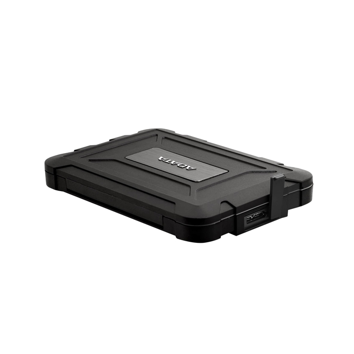 Caja portable A-DATA ED600 - A prueba de golpes, a prueba de polvo, USB 3.0, 2.0 para disco HDD/SSD, 7mm/9.5mm SATA 2.5", color negro. AED600-U31-CBK