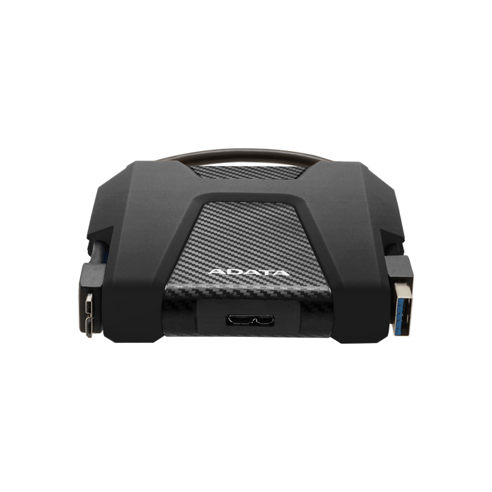 Disco Duro Externo 2.5" A-DATA HD680 - Capacidad de 2TB, Resistente a golpes, portátil, interfaz USB 3.2 y 3.1, color negro. AHD680-2TU31-CBK