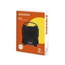 Disco Duro Externo 2.5" A-DATA HD680 - Capacidad de 2TB, Resistente a golpes, portátil, interfaz USB 3.2 y 3.1, color negro. AHD680-2TU31-CBK