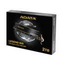 Unidad de Estado Solido(SSD) A-Data Legend 900 - Capacidad de 2TB, 3D NAND, 7000MB/s de lectura, 5400MB/s de escritura,PCIe Gen4x4, M.2 2280.