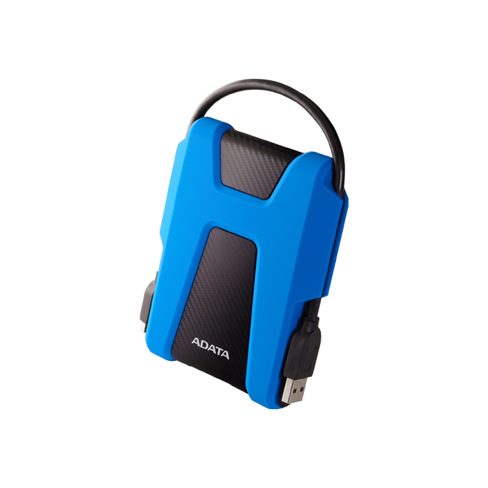 Disco Duro Externo 2.5" A-DATA HD680 - Resistente a golpes, portátil, interfaz USB 3.2 y 3.1, con capacidad de 2TB, color azul. AHD680-2TU31-CBL