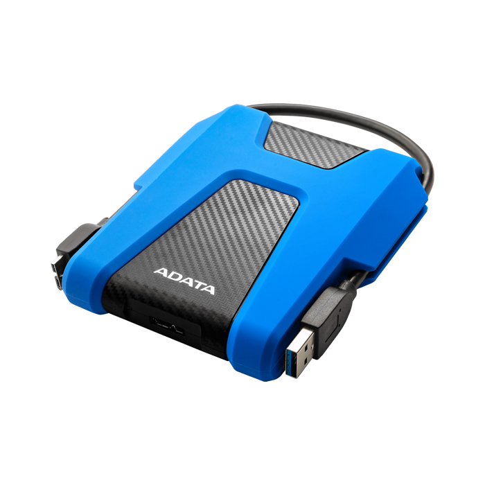 Disco Duro Externo 2.5" A-DATA HD680 - Resistente a golpes, portátil, interfaz USB 3.2 y 3.1, con capacidad de 2TB, color azul. AHD680-2TU31-CBL