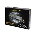 Unidad de Estado Solido(SSD) A-Data Legend 860 - Capacidad de 2TB, 3D NAND, 6000MB/s de lectura, 5000MB/s de escritura,PCIe Gen4x4, M.2 2280. SLEG-860-2000GCS