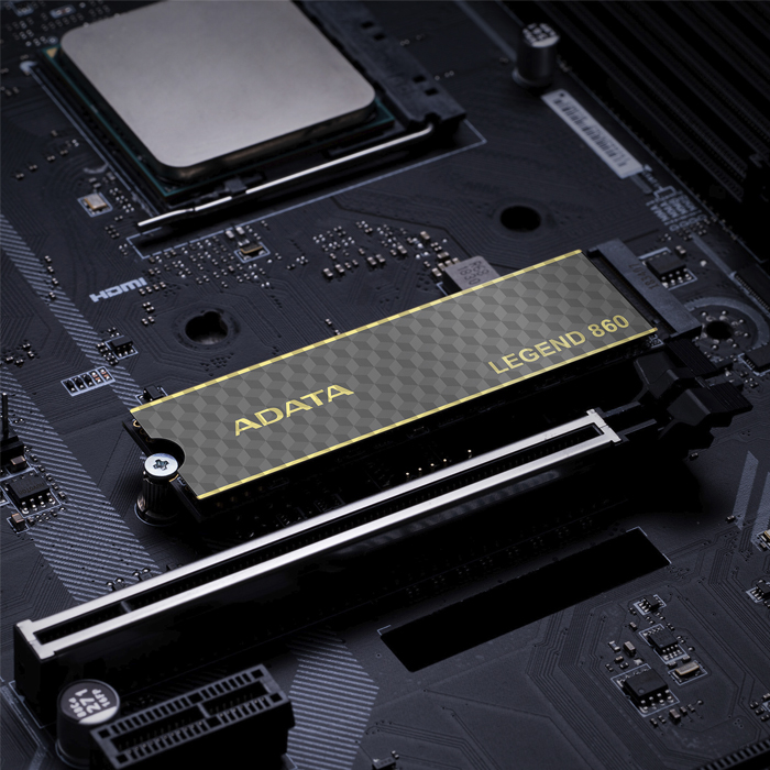Unidad de Estado Solido(SSD) A-Data Legend 860 - Capacidad de 2TB, 3D NAND, 6000MB/s de lectura, 5000MB/s de escritura,PCIe Gen4x4, M.2 2280. SLEG-860-2000GCS