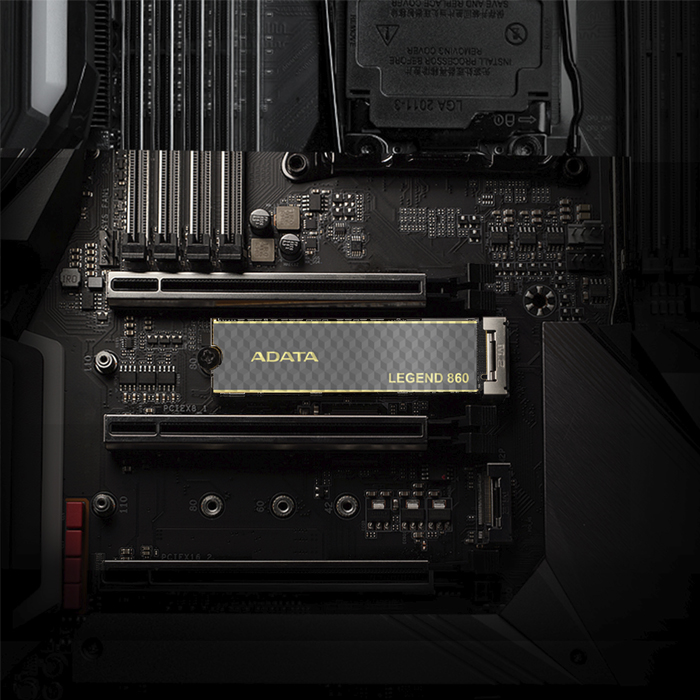 Unidad de Estado Solido(SSD) A-Data Legend 860 - Capacidad de 2TB, 3D NAND, 6000MB/s de lectura, 5000MB/s de escritura,PCIe Gen4x4, M.2 2280. SLEG-860-2000GCS
