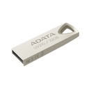 Memoria Flash ADATA AUV210 - Capacidad de 32GB, USB 2.0, color metal. AUV210-32G-RGD