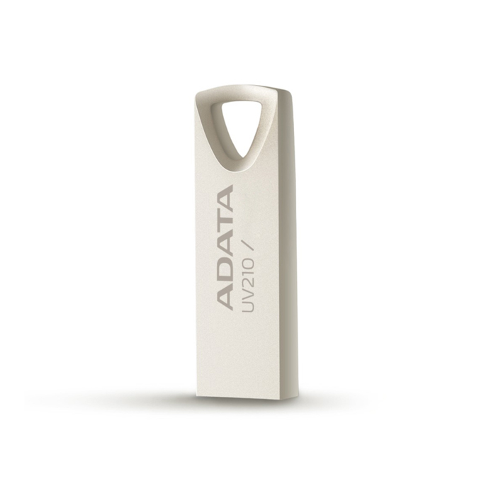 Memoria Flash ADATA AUV210 - Capacidad de 32GB, USB 2.0, color metal. AUV210-32G-RGD