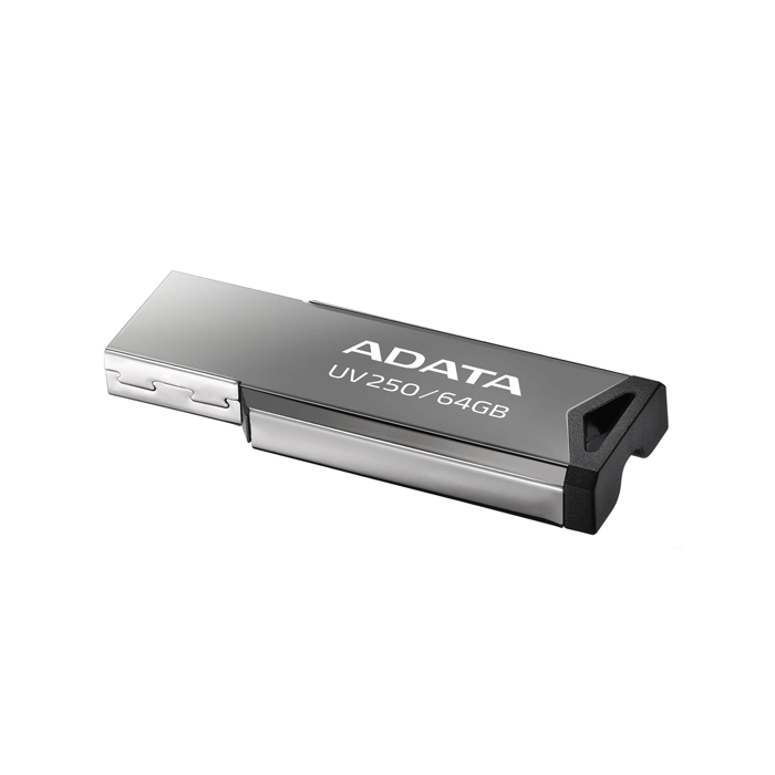 Memoria Flash ADATA AUV250 - Capacidad de 64GB, USB 2.0, color negro. AUV250-64G-RBK