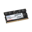 Memoria Ram SODIMM ADATA - Capacidad de 8GB DDR5 SODIMM, 5600MHz, ECC, CL46, 1.1V, color negro. AD5S56008G-S