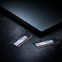 Memoria Ram SODIMM ADATA - Capacidad de 8GB DDR5 SODIMM, 5600MHz, ECC, CL46, 1.1V, color negro. AD5S56008G-S