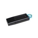 Memoria Flash Kingston DataTraveler Exodia - G1, USB 3.2, con capacidad de 64GB, color negro/celeste. DTX/64GB