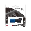 Memoria Flash Kingston DataTraveler Exodia - G1, USB 3.2, con capacidad de 64GB, color negro/azul. DTXM/64GB