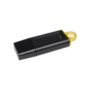 Memoria Flash Kingston DataTraveler Exodia - G1, USB 3.2, con capacidad de 128GB, color negro/amarillo. DTX/128GB