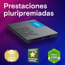 Unidad de Estado Sólido (SSD) Crucial BX500 - Capacidad de 1TB, 540MB/s de lectura, 500MB/s de escritura, SATA 6Gb/s 3D Nand, 7.0mm. CT1000BX500SSD1