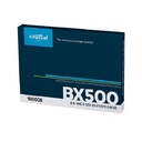 Unidad de Estado Sólido (SSD) Crucial BX500 - Capacidad de 1TB, 540MB/s de lectura, 500MB/s de escritura, SATA 6Gb/s 3D Nand, 7.0mm. CT1000BX500SSD1