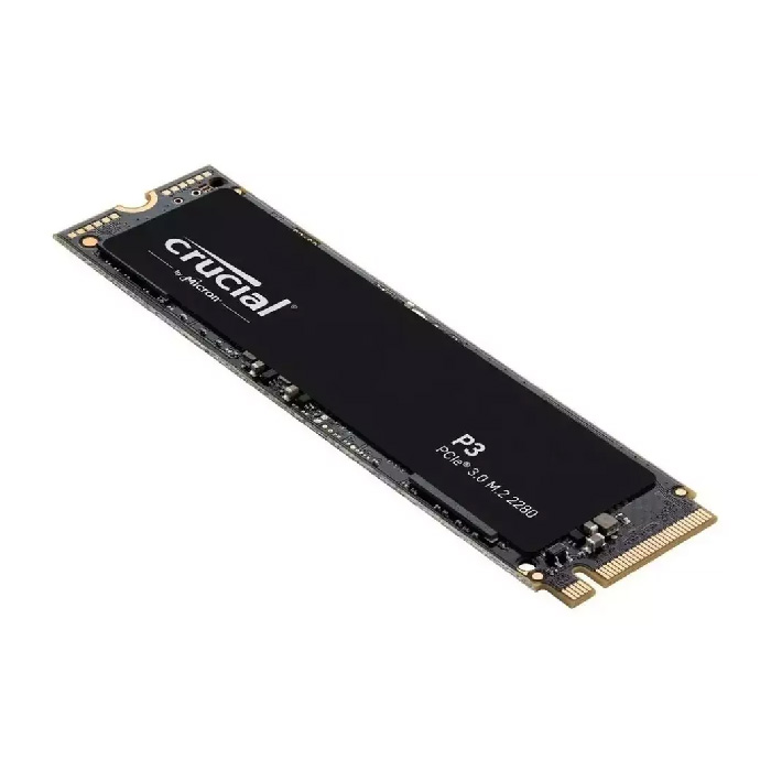 Unidad de Estado Sólido (SSD) Crucial P3 Plus PCIe NVMe 500GB - 4700MB/s de Lectura, 1900MB/s de Escritura, PCIe Gen4, M.2 (2280) CT500P3PSSD8