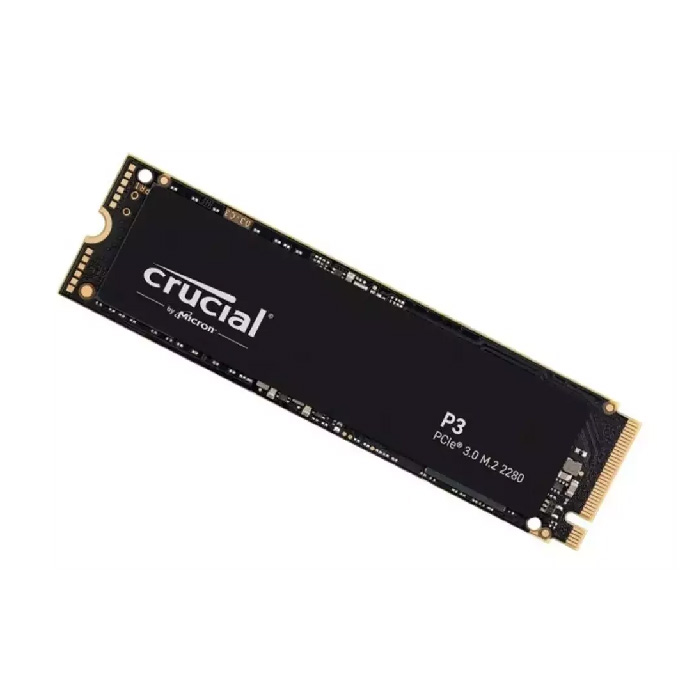Unidad de Estado Sólido (SSD) Crucial P3 Plus PCIe NVMe 500GB - 4700MB/s de Lectura, 1900MB/s de Escritura, PCIe Gen4, M.2 (2280) CT500P3PSSD8