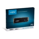 Unidad de Estado Sólido (SSD) Crucial P3 Plus PCIe NVMe 500GB - 4700MB/s de Lectura, 1900MB/s de Escritura, PCIe Gen4, M.2 (2280) CT500P3PSSD8