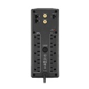 Batería y Protector APC Back UPS Pro BX1500M-LM60 - Para sobretensión, línea interactiva, 1500VA/900W, 120V, 10 salidas, NEMA 5-15P.