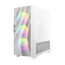 Caja Antec DF700 FLUX - ATX , Micro-ATX, Mini-ITX, conectores 2x USB 3.0, vidrio templado, 3x abanico de 120mm ARGB Frontal, color negro. DF700 FLUX White