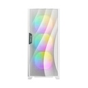Caja Antec DF700 FLUX - ATX , Micro-ATX, Mini-ITX, conectores 2x USB 3.0, vidrio templado, 3x abanico de 120mm ARGB Frontal, color negro. DF700 FLUX White