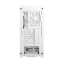Caja Antec DF700 FLUX - ATX , Micro-ATX, Mini-ITX, conectores 2x USB 3.0, vidrio templado, 3x abanico de 120mm ARGB Frontal, color negro. DF700 FLUX White