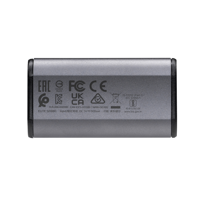 SSD Externo Adata SE880, 1TB, USB-C 3.2, Lectura 2000 MB/s, Escritura 2000 MB/s,, Gris   AELI-SE880-1TCGY
