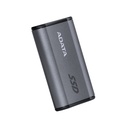 SSD Externo Adata SE880, 1TB, USB-C 3.2, Lectura 2000 MB/s, Escritura 2000 MB/s,, Gris   AELI-SE880-1TCGY