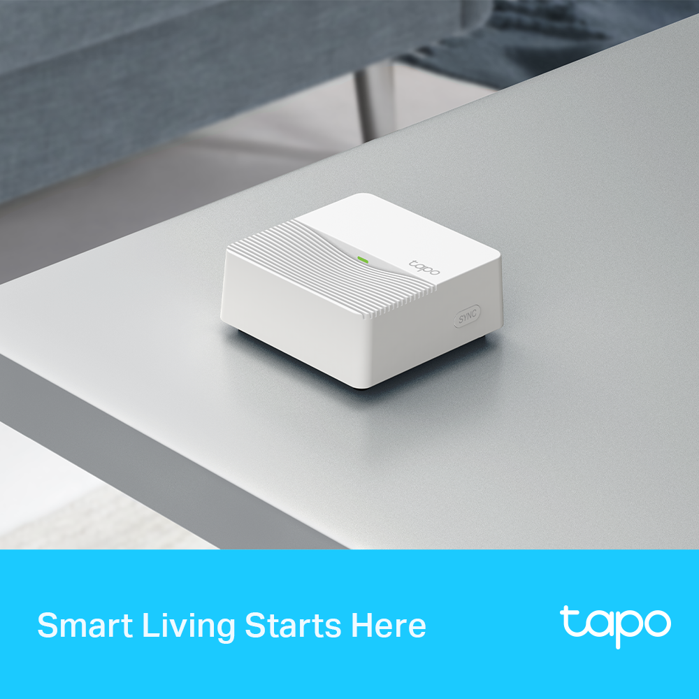 Hub Inteligente Tapo, Funciona con tus cámaras inteligentes, Control por voz, Funciona con Tapo C420, Tapo C400, Tapo D230 y más. Tapo H200