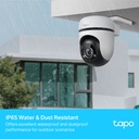 Cámara para Exteriores Tapo C500 - Resolucion 1080p(15fps), WiFi 2.4GHz, MicroSD, Detección de Movimiento, Visión Nocturna(850 nm IR LED hasta 30m), Audio Bidireccional, Compatible con Amazon Alexa y Google Assistant. Tapo C500