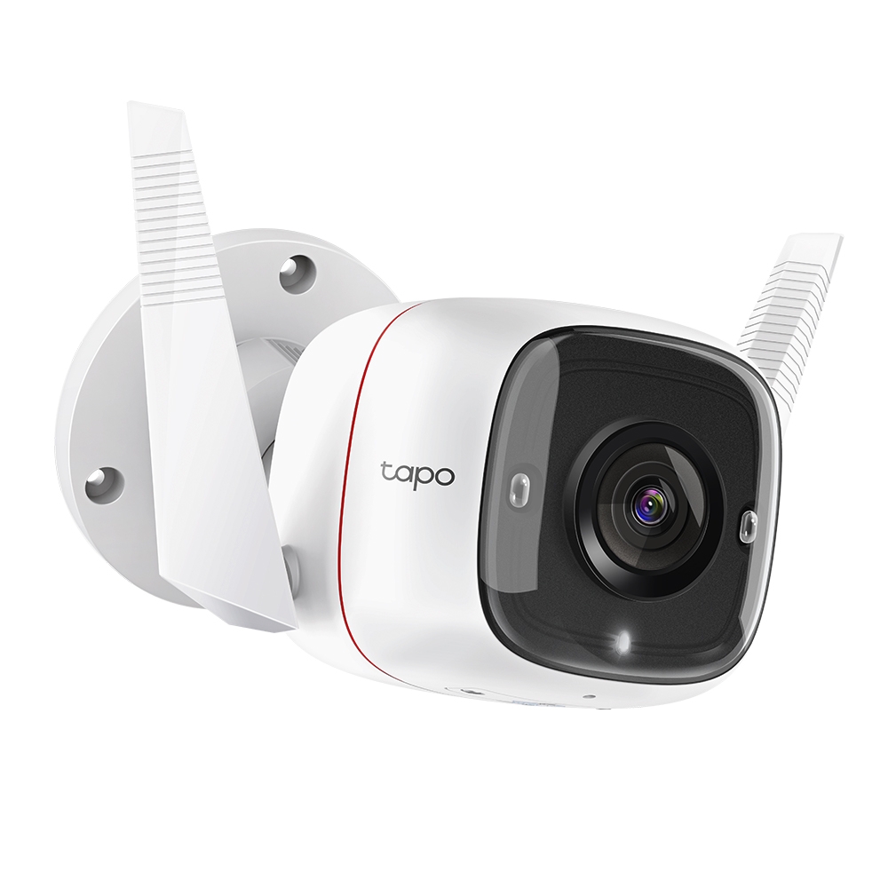 Tapo C310 V2 - Cámara para Exteriores Tapo C310V2 - Resolucion 2K 3MP (2304 × 1296)15fps, WiFi 2.4GHz, MicroSD, Detección de Movimiento, Visión Nocturna(850 nm IR LED hasta 30m), Audio Bidireccional, Compatible con Amazon Alexa y Google Assistant. Tapo C310 V2
