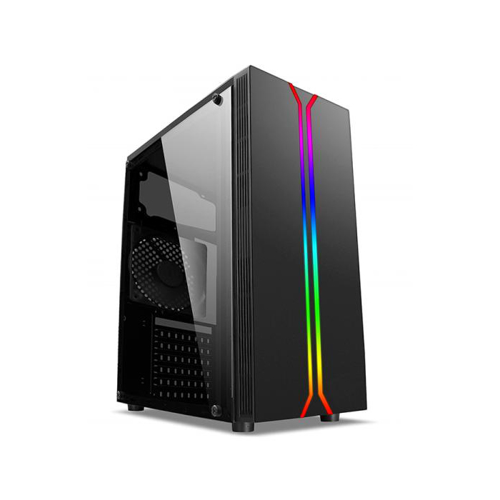 Computador i7 Gaming - Intel Core i7-10700F 4.80 GHz Turbo, Nvidia GeForce RTX 3050 6GB OC, Memoria RAM 16GB DDR4, Disco SSD 1TB M.2 Nvme, Teclado, Mouse, Bocina, Windows 11 Pro OEM Español - MJK Gaming i7