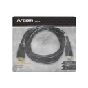 Cable de HDMI Argom ARG-CB-1872 Para Monitor - HDMI macho a HDMI macho, 6 pies, version 1.4, 30AWG, color negro