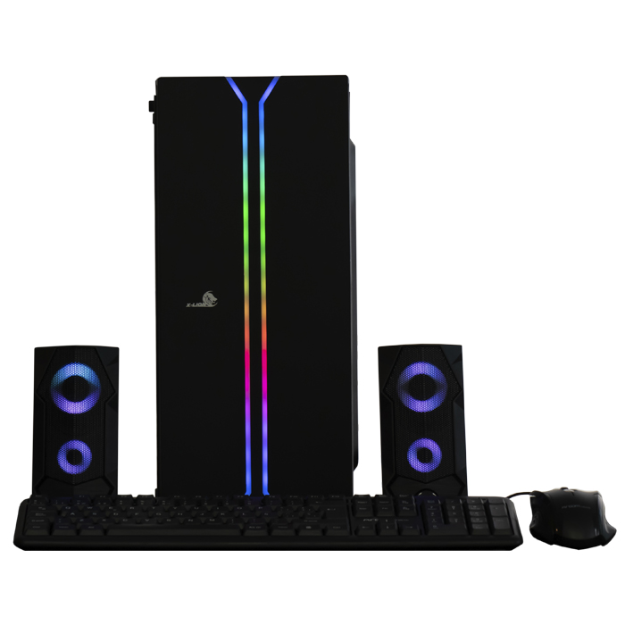 Computador i7 Gaming - Intel Core i7-10700F 4.80 GHz Turbo, Nvidia GeForce RTX 3050 6GB OC, 16GB RAM DDR4, Disco SSD 1TB M.2 Nvme, Teclado, Mouse, Bocina, Windows 11 Pro OEM Español - MJK Gaming i7