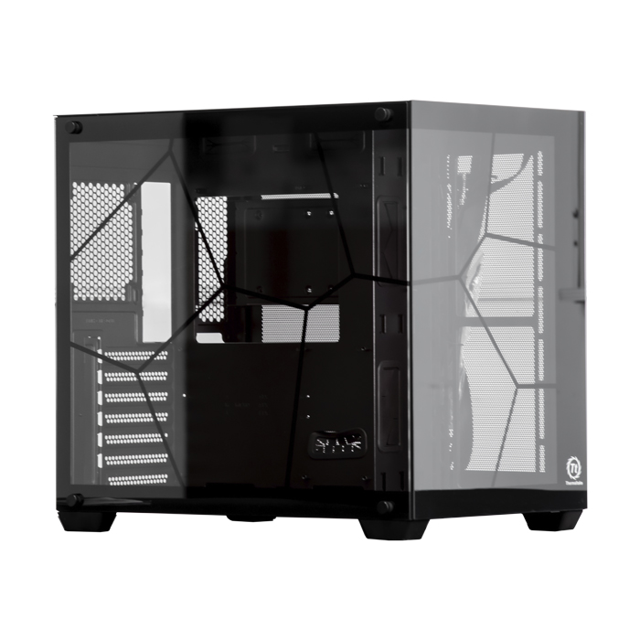 Caja Thermaltake Aque Cube - Para ATX, Vidrio Templado Lateral, Puertos USB 2.0/3.0, Color: Negro. CUBE PLUS