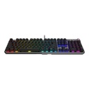 Teclado MSI STRIKE 600 - Gamer alámbrico, rgb, usb, Español, color Negro. STRIKE 600 SILENT US