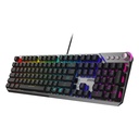 Teclado MSI STRIKE 600 - Gamer alámbrico, rgb, usb, Español, color Negro. STRIKE 600 SILENT US