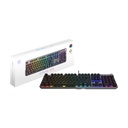 Teclado MSI STRIKE 600 - Gamer alámbrico, rgb, usb, Español, color Negro. STRIKE 600 SILENT US