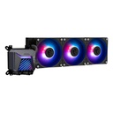 Sistema Enfriamiento Líquido Para Procesador, MSI MAG CORELIQUID, Iluminación RGB, Socket LGA - 1700/1851- AMD AM4/AM5, Conector 4 Pines, 3 pines ARGB, Negro. MAG CORELIQUID A15 360