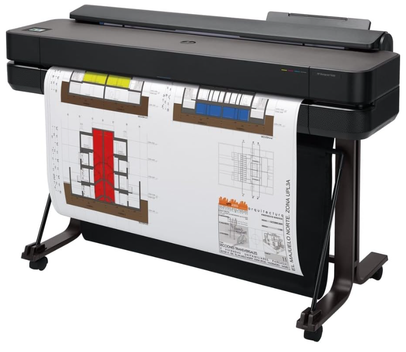 Impresora HP Designjet T650 - Tamaño de 36", impresora de formato grande, resolución de impresión optimizada hasta 2400x1200 ppp, 1GB, usb, wifi.