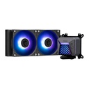 Sistema Enfriamiento Líquido Para Procesador, MSI MAG CORELIQUID 240 Iluminación RGB, Socket LGA - 1700/1851- AMD AM4/AM5, Conector 4 Pines, 3 pines ARGB, Negro. MAG CORELIQUID A15 240