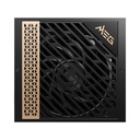 Fuente de poder MSI MAG - Ai1300W, 24 Pines ATX, 6x Conector 6+2 PCI-E 5.0 y 12x SATA, Abanico 135mm, 80 Plus Gold. MEG Ai1300P PCIE5
