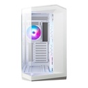 Caja Micro- ATX Tower MAG PANO - ARGB, 1 x USB 3.2 Gen 1 Tipo-A, 1 x USB 3.2 Gen 2x2 Tipo-C, 1 x Salida de audio/Entrada de micrófono, 1 x Botón de interruptor LED,1 x Botón de encendido, Color Blanco. MAG PANO 100R PZ WHITE